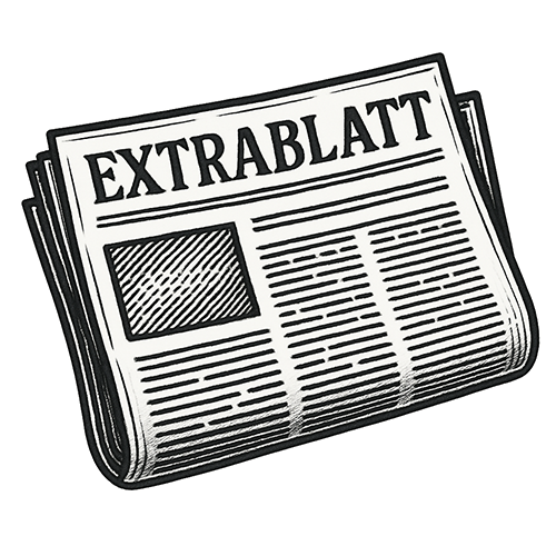 Illustration einer Tageszeitung